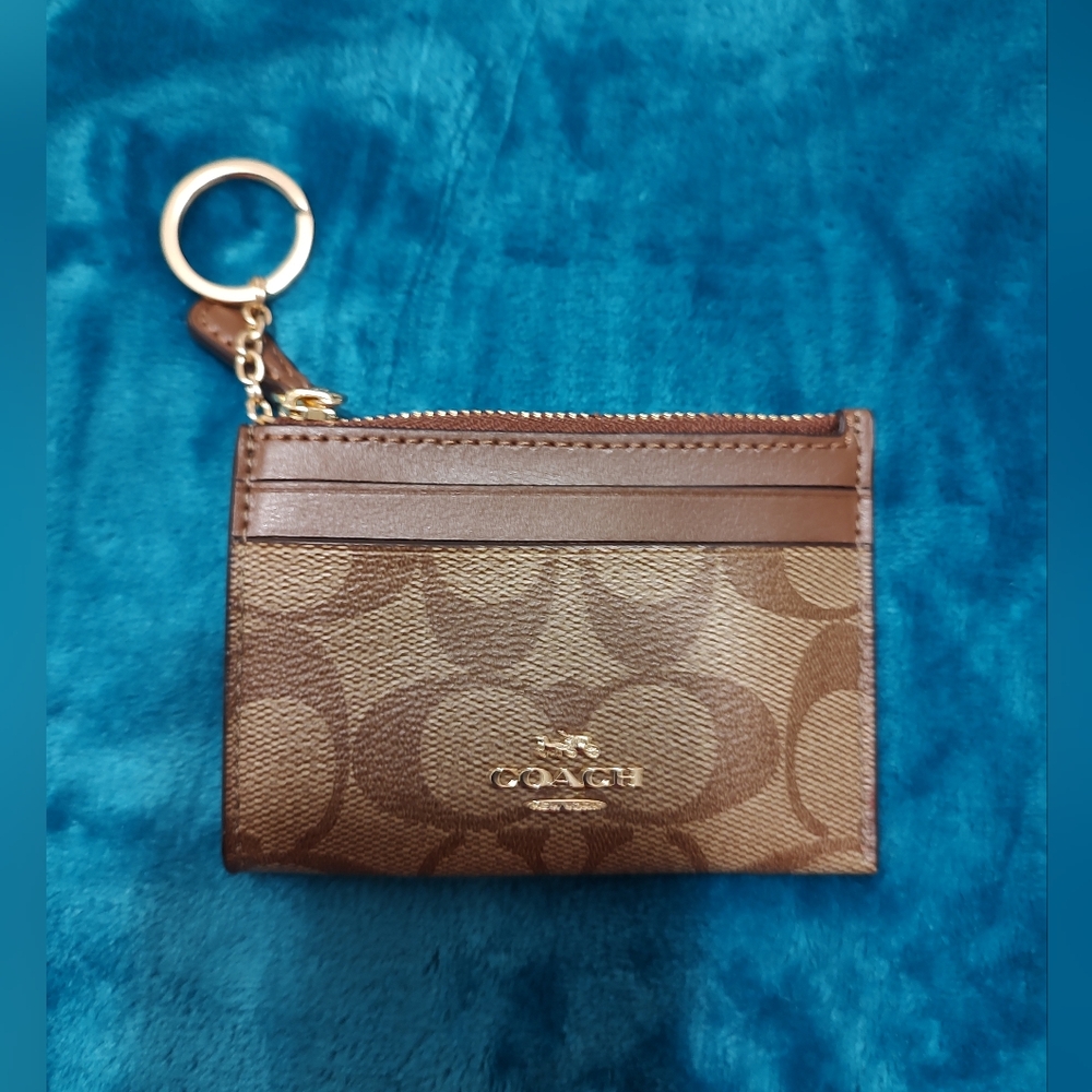 Coach Brown Card Holder